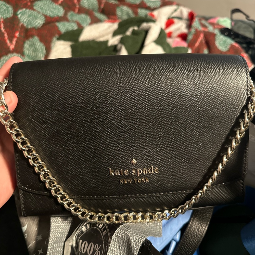 Kate spade Madison flap long strap purse
